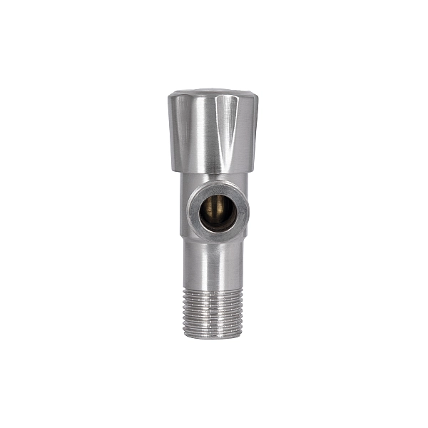 Кран кутовий Thermo Alliance Standart 1/2"ЗЗ нерж., з керам. буксою TAS347W1515SS - Фото - 4