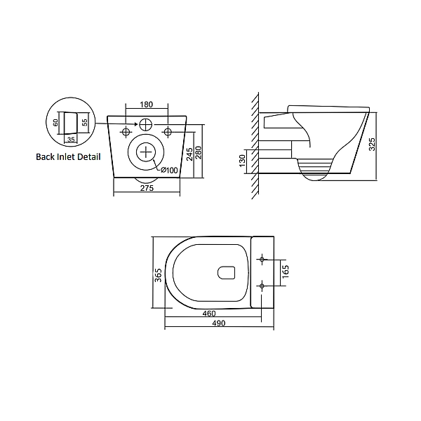 Унитаз подвесной Qtap Scorpio безободковый Ultra Quiet с сиденьем Soft-close QT14332380ASW - Фото - 2