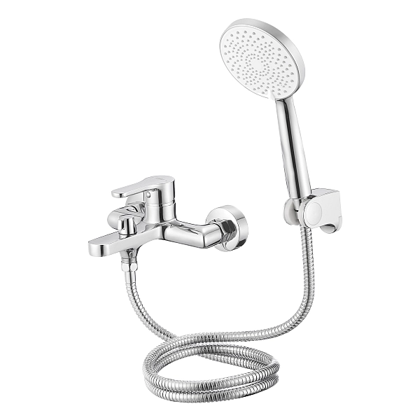 Смеситель латунный для ванны Lidz Astra 006 (c душевым гарнитуром) (k35) LDAST006CRM48087 Chrome - Фото - 3