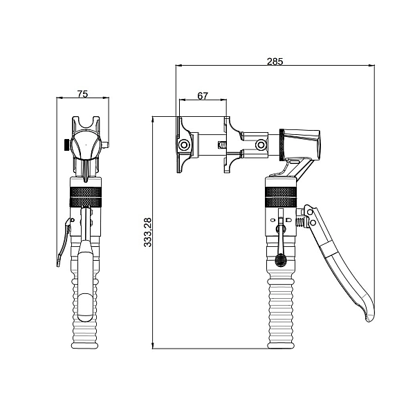 Набор инструментов Thermo Alliance для аксиального фитинга d16–32 гидравлический STD-302 - Фото - 2