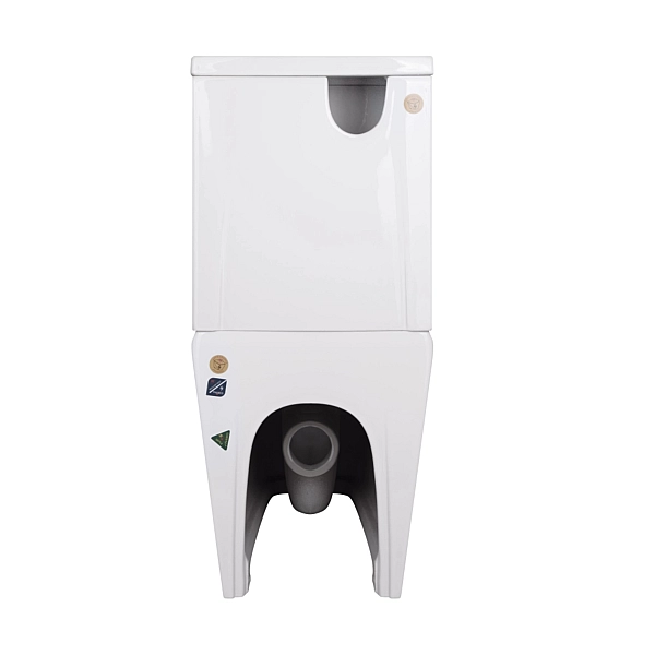 Унитаз-компакт Qtap Crow Eco безободковый с сиденьем Soft-close QTCRO27W48750 - Фото - 8