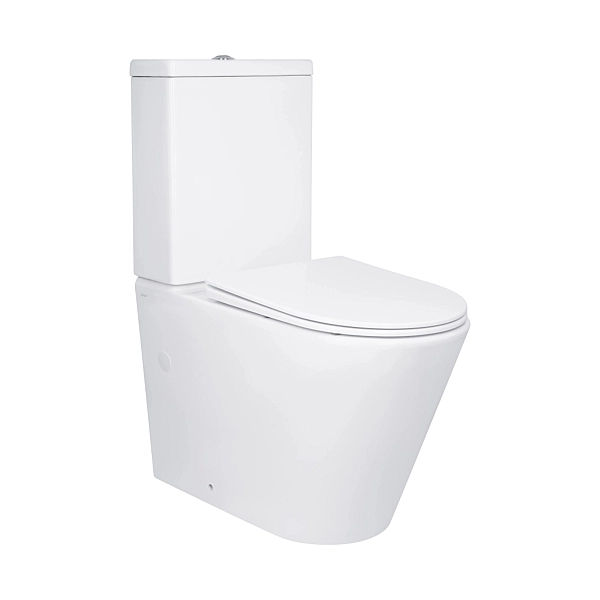 Унітаз підлоговий Qtap Swan Eco Ultra Quiet з сидінням Soft-close 640x360x835 мм QTSWA27W48748 White