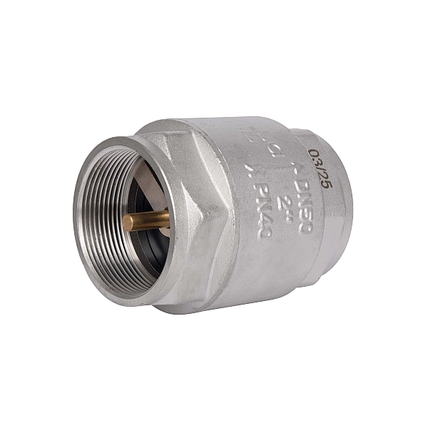 Зворотний клапан із латунним штоком Thermo Alliance Forte 2"ВВ нікель TAF240W50 - Фото - 4