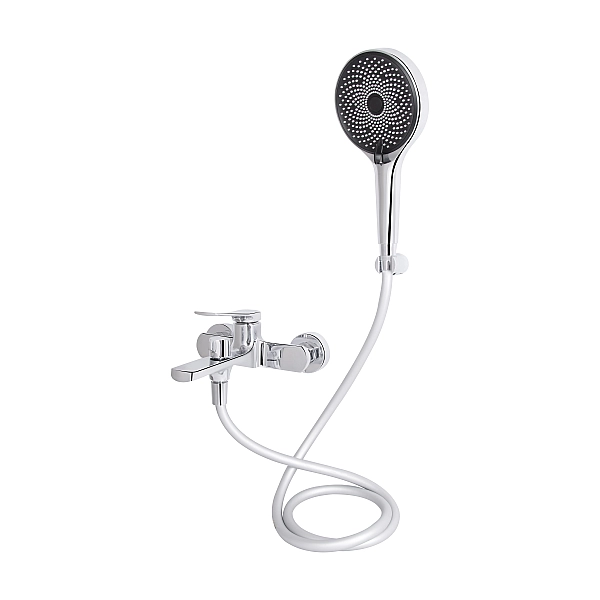 Змішувач для ванни Qtap Slavonice (з душовим гарнітуром) QTSLV259CRM48034 Chrome - Фото - 3