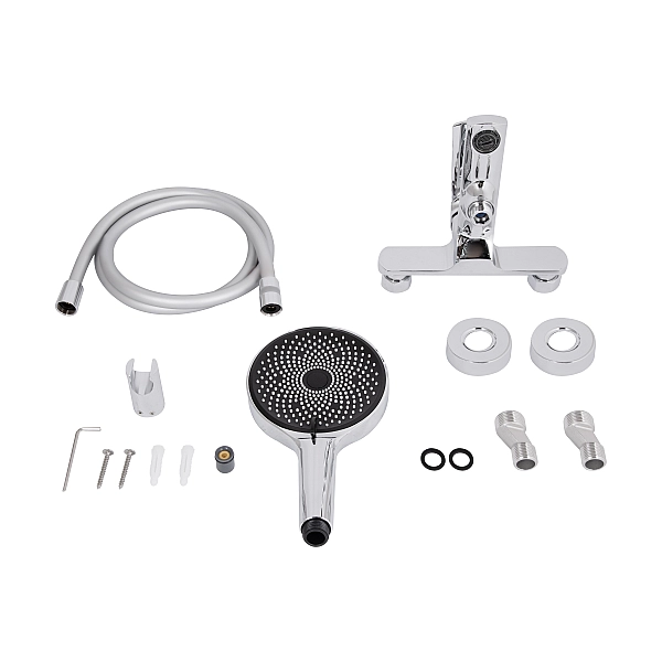 Змішувач для ванни Qtap Slavonice (з душовим гарнітуром) QTSLV259CRM48034 Chrome - Фото - 7