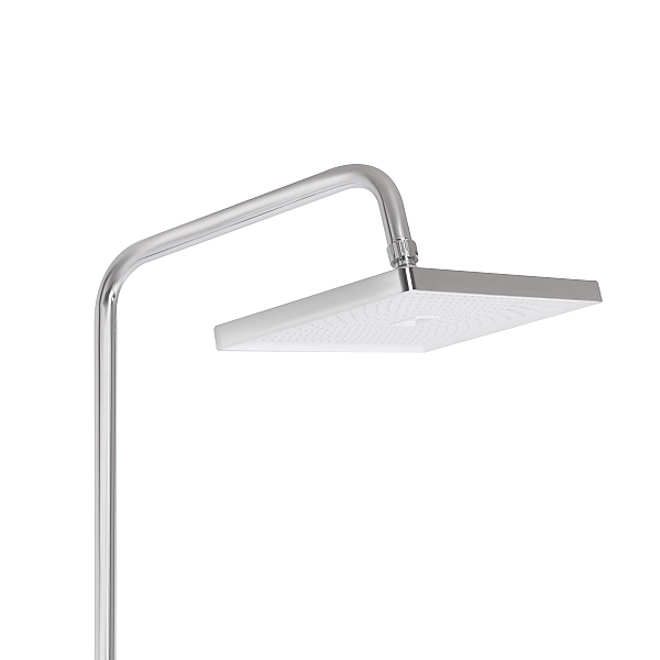 Душевая система универсальная Qtap Presto на три потребителя (с изливом) QTPRE111CRW45580 Chrome/White - Фото - 6