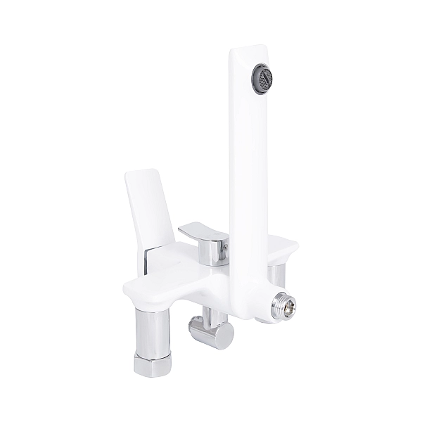 Душевая система универсальная Qtap Presto на три потребителя (с изливом) QTPRE111CRW45580 Chrome/White - Фото - 8