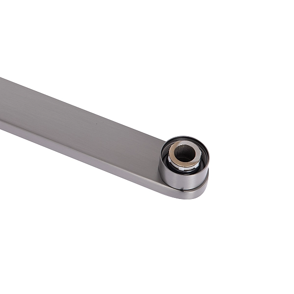 Змішувач для ванни Qtap Presto з довгим поворотним виливом (з душовим гарнітуром) QTPRE2601GRP45583 Graphite - Фото - 7