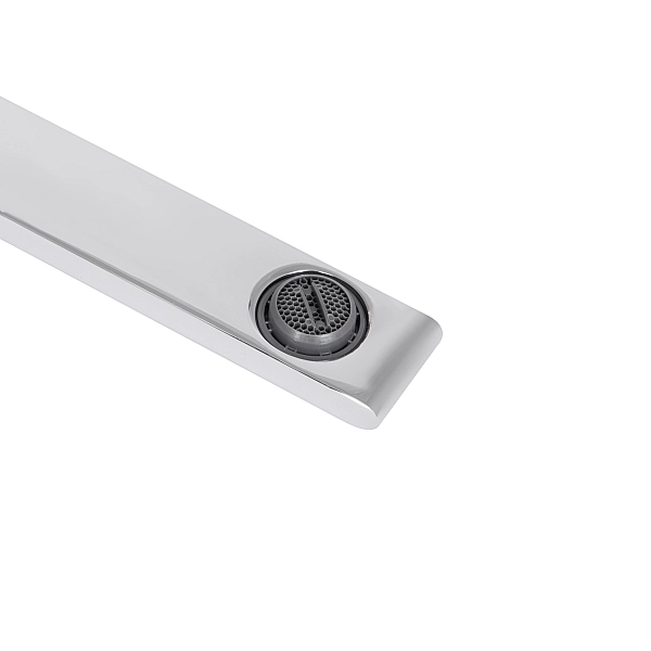 Змішувач для ванни Qtap Presto з довгим поворотним виливом (з душовим гарнітуром) QTPRE2601CRW45578 Chrome/White - Фото - 6