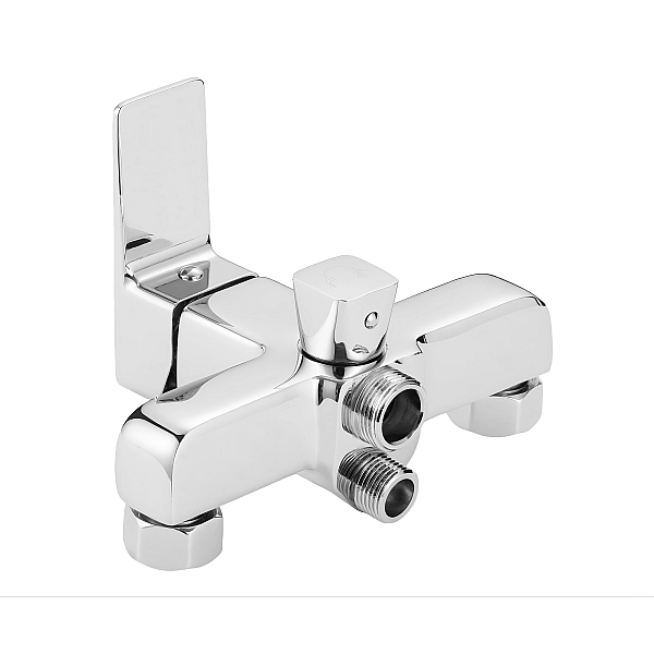 Смеситель латунный для ванны Lidz Orion 005 с поворотным изливом (c душевым гарнитуром) (k35) LDORI005CRM48094 Chrome - Фото - 4