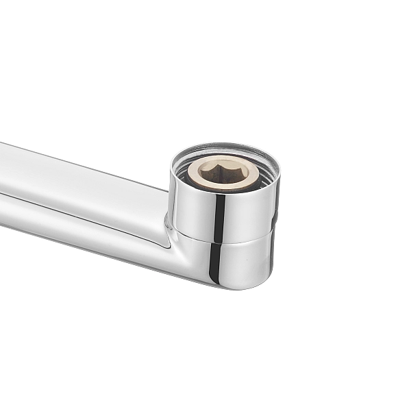 Смеситель латунный для ванны Lidz Orion 005 с поворотным изливом (c душевым гарнитуром) (k35) LDORI005CRM48094 Chrome - Фото - 5