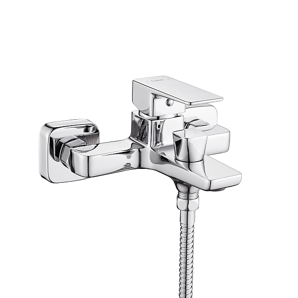 Смеситель латунный для ванны Lidz Orion 006 (c душевым гарнитуром) (k35) LDORI006CRM48093 Chrome - Фото - 4