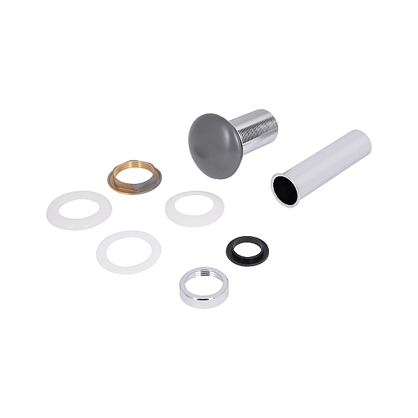 Раковина накладная Qtap Robin 500х380х140 мм, Anthracite, прямоугольная, с донным клапаном QT04116302AN - Фото - 7