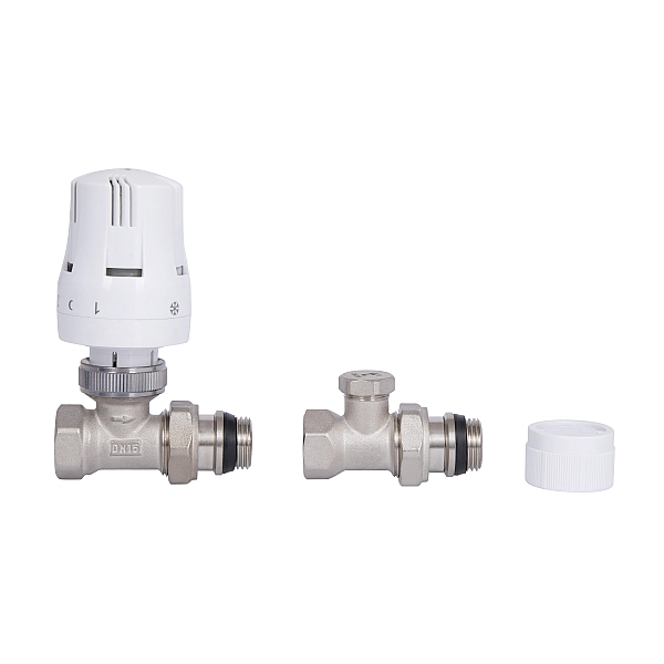 Термостатический набор Thermo Alliance Standart прямой 1/2" TAS353W15 - Фото - 3