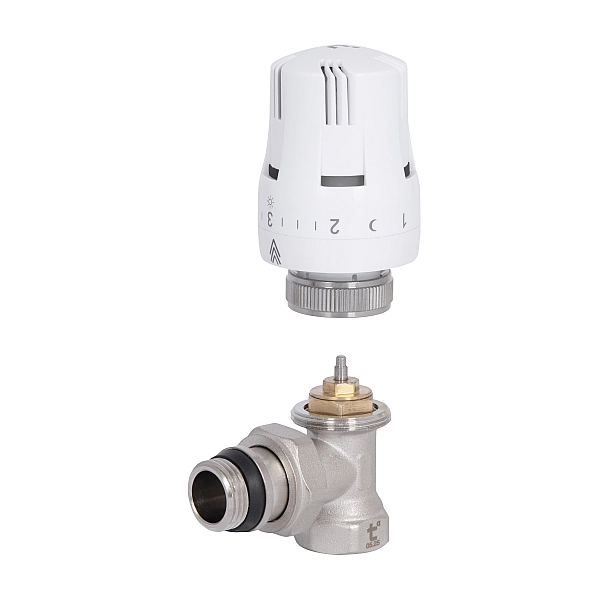 Термостатичний набір Thermo Alliance Standart кутовий 1/2" TAS352W15 - Фото - 4
