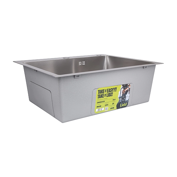 Lidz Handmade H6050H Мойка для кухни интегрированная Decor Honeycomb 2,5/0,5 мм LDH6050DEC48370 - Фото - 4