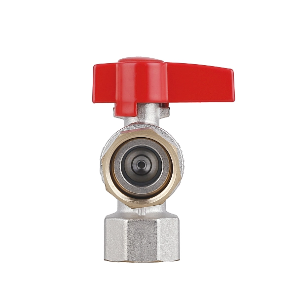 Кран кульовий Thermo Alliance Standart 3/4"ВВ кутовий, PN40, з накидною гайкою TAS223W20 - Фото - 6