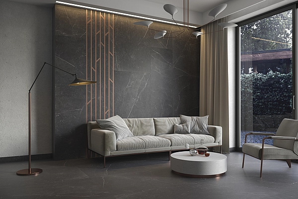 Плитка підлогова Barro Nero SZKL RECT MAT 59,8x59,8 код 0945 Ceramika Paradyz - Фото - 3
