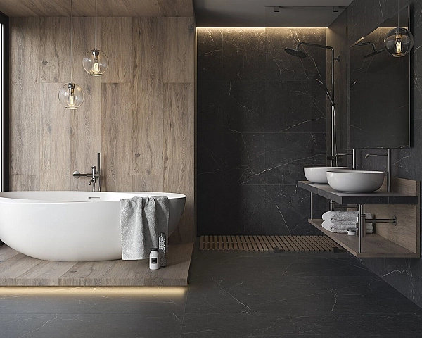 Плитка підлогова Barro Nero SZKL RECT MAT 59,8x59,8 код 0945 Ceramika Paradyz - Фото - 2