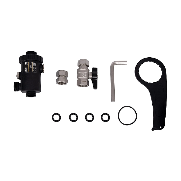 Фильтр-дешламатор Thermo Alliance Forte 3/4", угловой  (магнитный шламоуловитель) TAF420G20 - Фото - 8