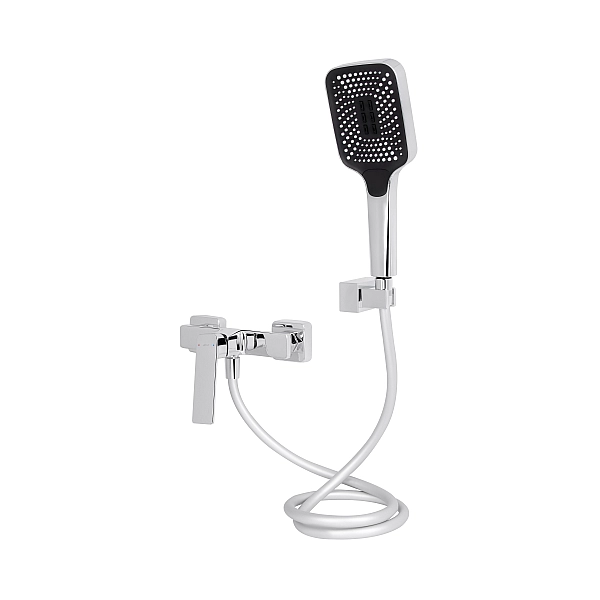 Змішувач для душу Qtap Capricorn з душовим гарнітуром Chrome (k35) QTCAP4060102C48221 - Фото - 3