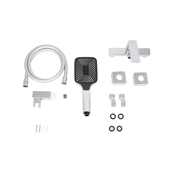 Змішувач для душу Qtap Capricorn з душовим гарнітуром Chrome (k35) QTCAP4060102C48221 - Фото - 6