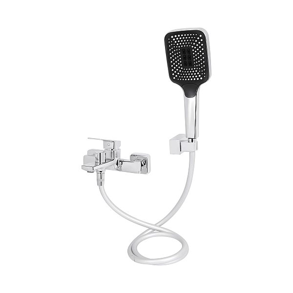 Смеситель для ванны Qtap Capricorn с душевым гарнитуром Chrome (k35) QTCAP3060102C48222 - Фото - 3