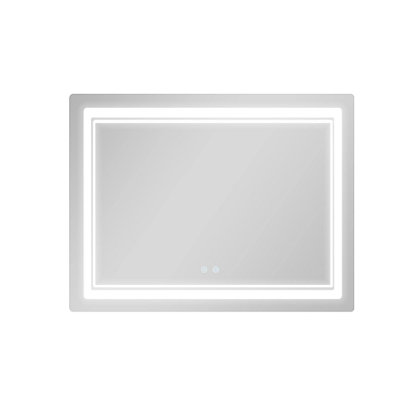 Дзеркало Qtap Cardinal (CA2) 1000х800 з LED-підсвічуванням Touch, з антизапотіванням, з димером, рег. темп. кольору (3000-6500K) QT0478C1008048455 - Фото - 4