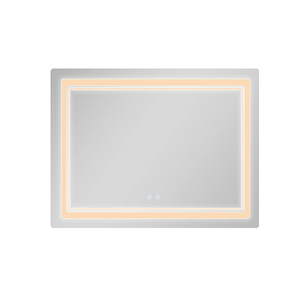 Дзеркало Qtap Cardinal (CA2) 1000х800 з LED-підсвічуванням Touch, з антизапотіванням, з димером, рег. темп. кольору (3000-6500K) QT0478C1008048455 - Фото - 5