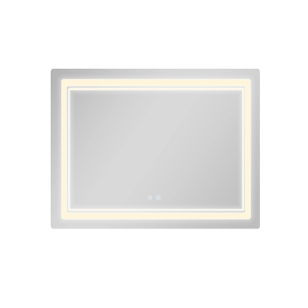 Дзеркало Qtap Cardinal (CA2) 1000х800 з LED-підсвічуванням Touch, з антизапотіванням, з димером, рег. темп. кольору (3000-6500K) QT0478C1008048455 - Фото - 6