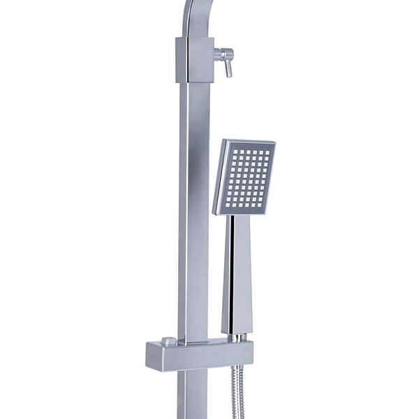 Душевая система универсальная Qtap Sloup на три потребителя (с изливом) QTSLO53103KNC49198 Chrome - Фото - 4