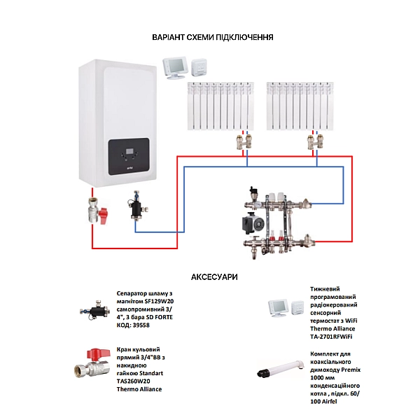 Котел газовый Airfel Optimum Premix 36 кВт - Фото - 12