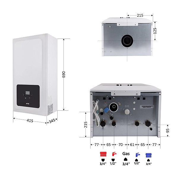 Котел газовый Airfel Optimum Premix 30 кВт - Фото - 2