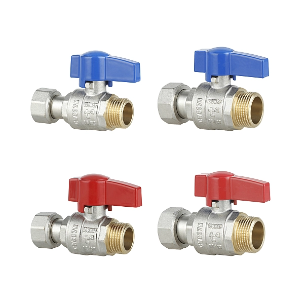 Комплект прямых кранов Thermo Alliance Standart 1/2"ВН -3/4"ВН с накидной гайкой  для подключенние котла TAS262RBW1520 - Фото - 3