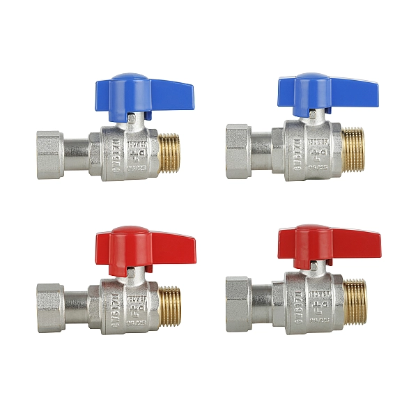 Комплект прямых кранов Thermo Alliance Standart 1/2"ВН -3/4"ВН с накидной гайкой  для подключенние котла TAS262RBW1520 - Фото - 5