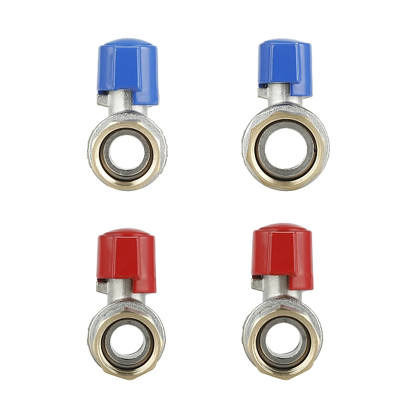 Комплект прямых кранов Thermo Alliance Standart 1/2"ВН -3/4"ВН с накидной гайкой  для подключенние котла TAS262RBW1520 - Фото - 7