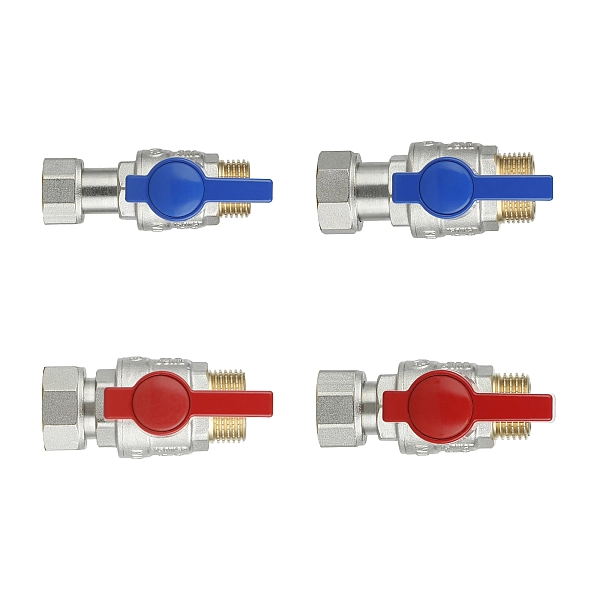 Комплект прямых кранов Thermo Alliance Standart 1/2"ВН -3/4"ВН с накидной гайкой  для подключенние котла TAS262RBW1520 - Фото - 8