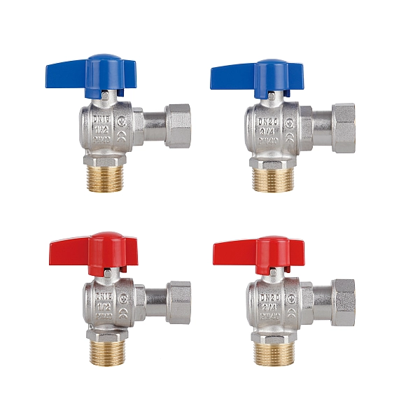 Комплект кутовий кранів Thermo Alliance Standart 1/2"ВН -3/4"ВН з накидною гайкою для підключення котла TAS225RBW1520 - Фото - 5