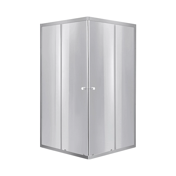 Lidz Набор: Душевая кабина Wawel SC90x90.SAT.LOW.DGR, квадратная, стекло тонированное 4 мм + Душевой поддон Kapielka ST90x90x14 - Фото - 3