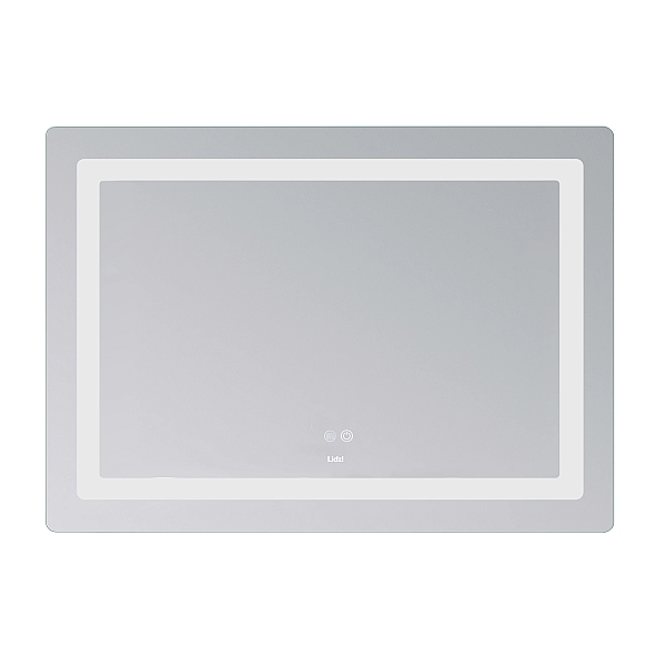 Зеркало Lidz Kubis (KU2) 1200х800 с LED-подсветкой Touch, с антизапотеванием, с диммером, рег. яркости LDKUB120080049007 - Фото - 3