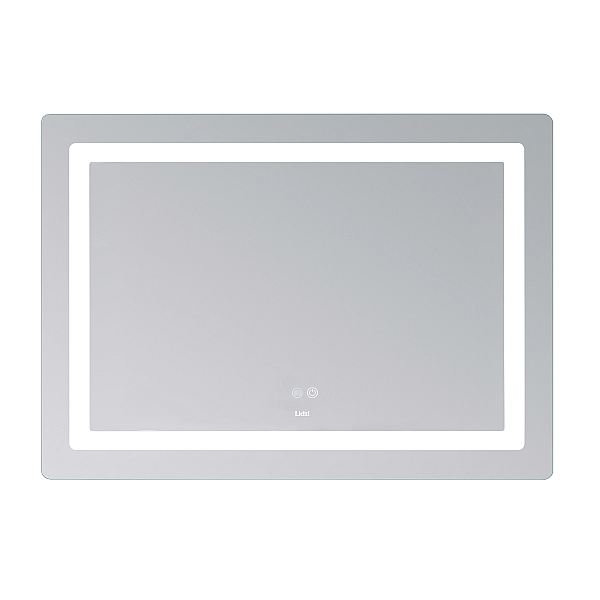Зеркало Lidz Kubis (KU2) 1200х800 с LED-подсветкой Touch, с антизапотеванием, с диммером, рег. яркости LDKUB120080049007 - Фото - 4