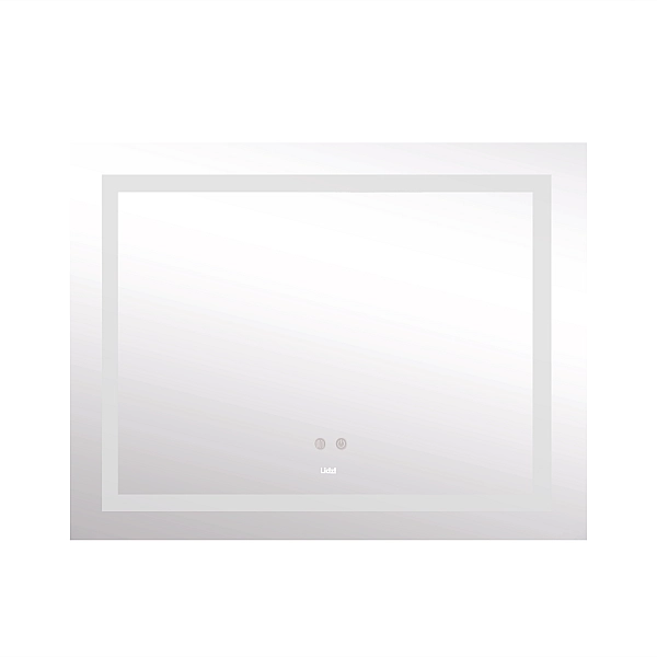 Зеркало Lidz Kubis (KU1) 1200х800 с LED-подсветкой Touch, с антизапотеванием, с диммером, рег. яркости LDKUB120080049008 - Фото - 3