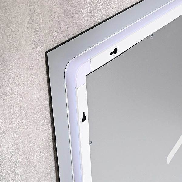 Дзеркало Qtap Taurus (TA1) 800×700 мм з LED-підсвічуванням Touch, з антизапотіванням, з димером, рег. темп. кольору (3000-6500K) QTTAU80070048954 - Фото - 5