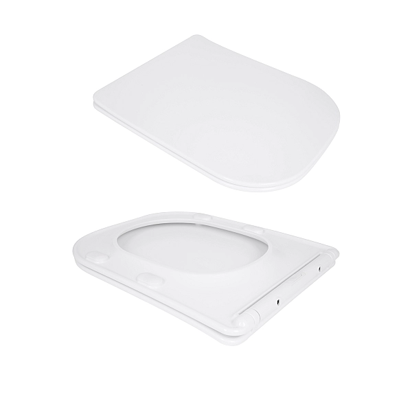 Унитаз напольный Qtap Stork Ultra Quiet 630×350×805 мм с сиденьем Soft-close, White QTSTO27W49260 - Фото - 8