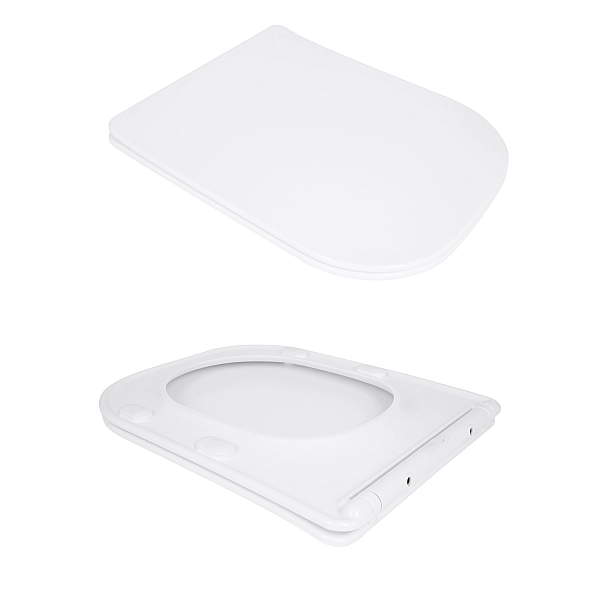 Унитаз напольный Qtap Aquarius Ultra Quiet 620×355×790 мм с сиденьем Soft-close, White QTAQAW27W49262 - Фото - 8