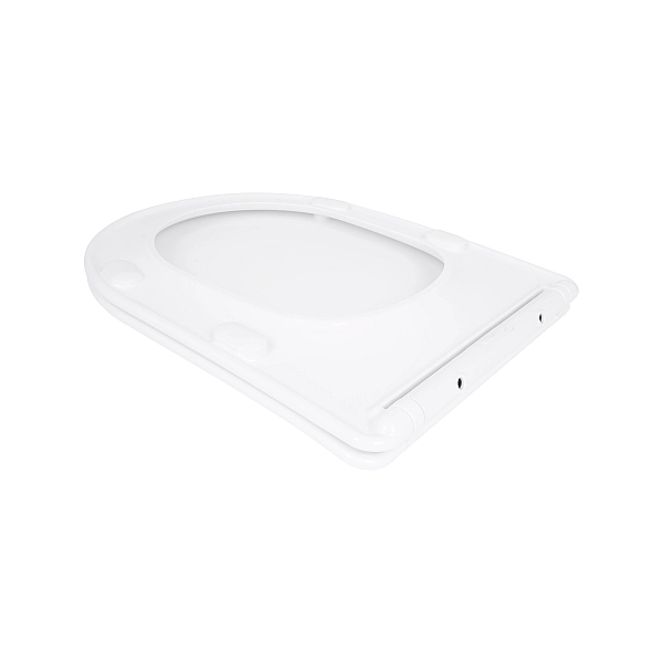 Сиденье для унитаза Qtap (Evia, Arvin, Leo 630) 410x330x22 мм, White, с микролифтом, Slim Duroplast, Quick Release QTSC179W49264 - Фото - 4
