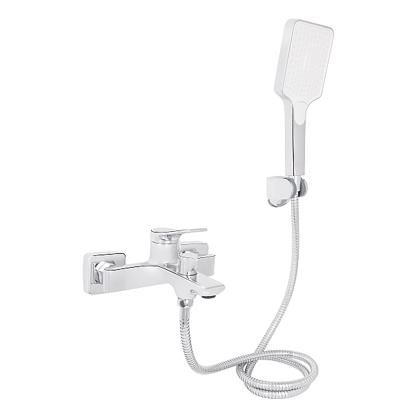 Смеситель для ванны Qtap Arvin с душевым гарнитуром QTARV259CRM48640 Chrome