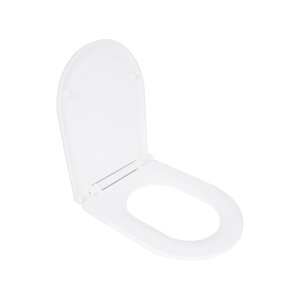 Сиденье для унитаза Qtap (Kolibri) 455×360×30 мм, White, с микролифтом Slim Duroplast, Quick Release QTST179W49488 - Фото - 2