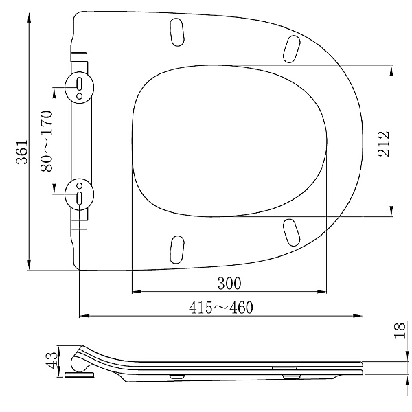 3113121 FRESH Кришка супер-тонка quick-fix soft-close для 3110121/3120121 (1 сорт) - Фото - 2