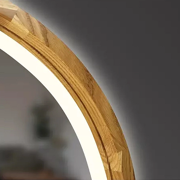 Freedom SLim LED дзеркало з підсвіткою,(аура,фронт,сендим)дуб натуральний, 550мм*850мм (1 сорт) - Фото - 4